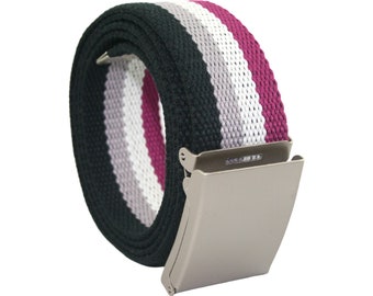 Asexual Belt - Pride Belt - Asexual Belt - LGBTQ Accessories - Gifts for Queer People - CSD / Pride Jewelry