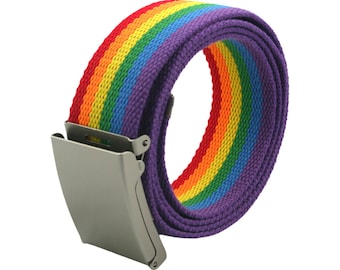 Rainbow Belt - Pride Belt - Rainbow Belt - LGBTQ Accessories - Gifts for Queer People - CSD / Pride Jewelry
