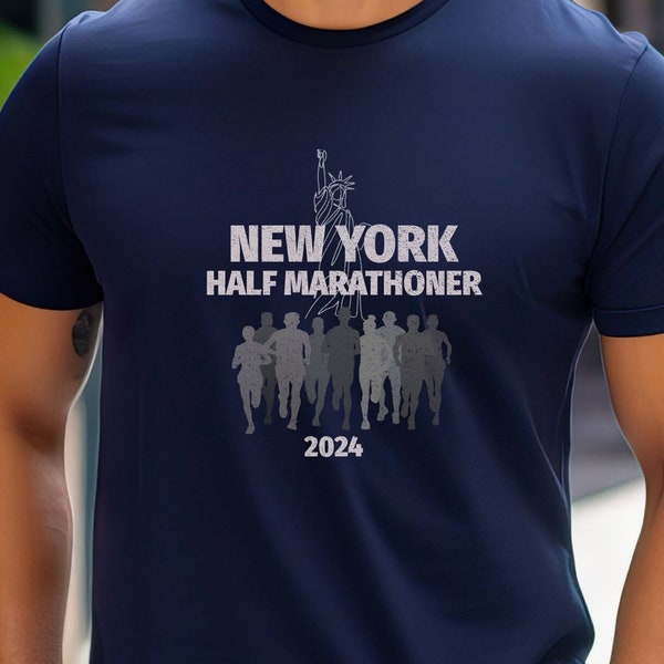 NYC Half Marathon Tee, New York City Half Marathoner Tshirt, Run NYC Half 2024 Tshirt, New York Half Marathon Tshirt, NYC Half Runner Gift