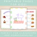 23 Printable Restaurant Pretend Play Pages Game Activity for Kids ...