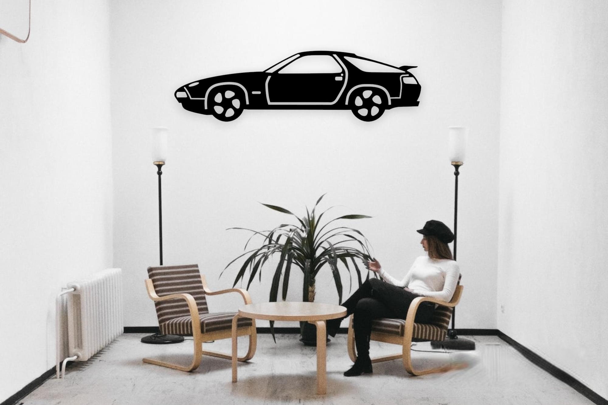 928, German Sports Car, Dxf, Svg, Ai, Png, Cdr, Digital Files, Laser