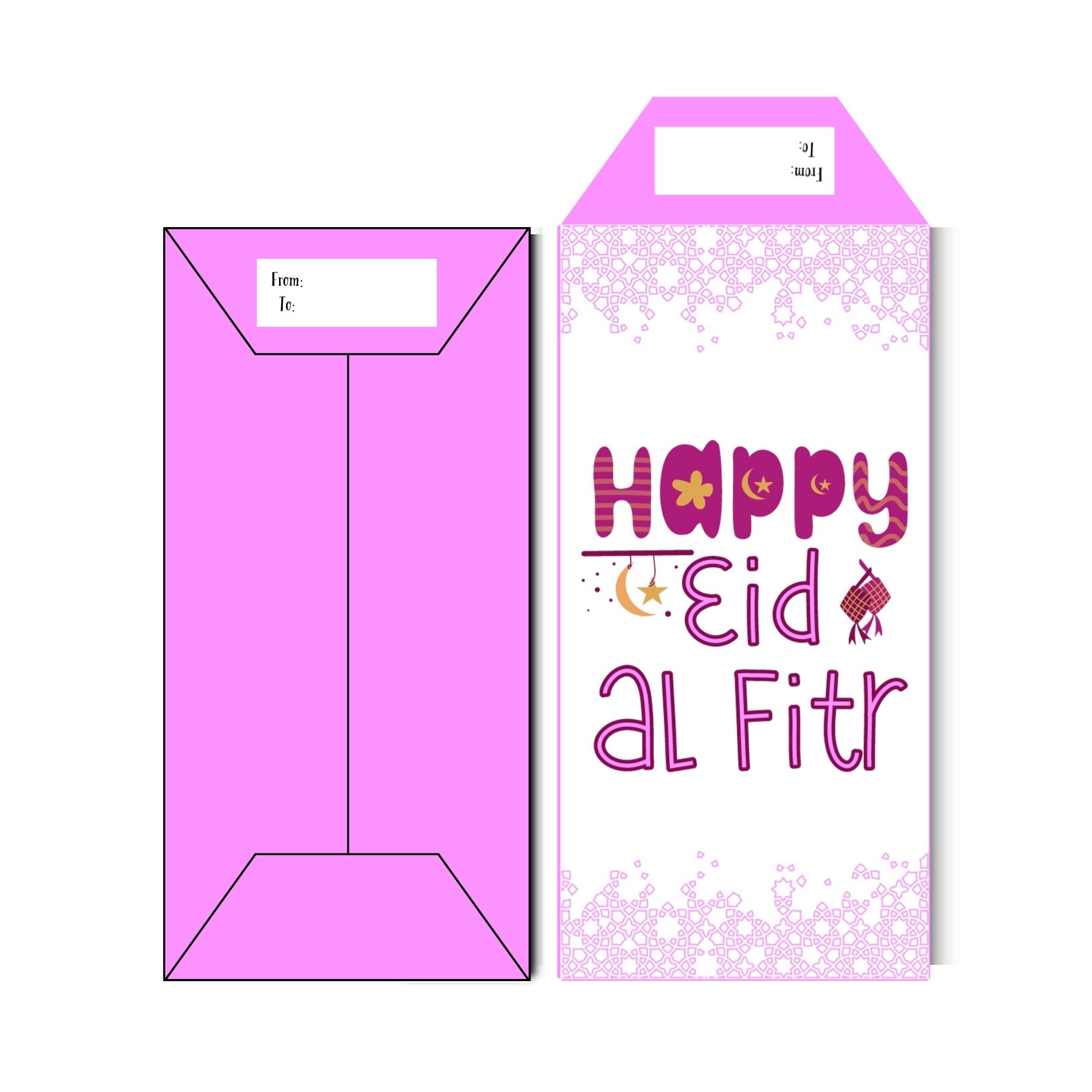 Printable Eid Money Envelope Printable Eid Money Wallet Printable Eid ...