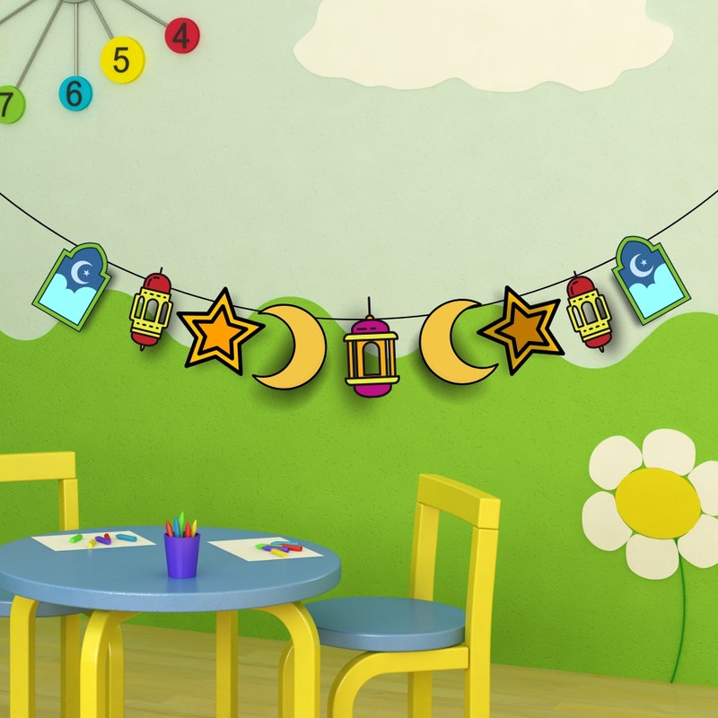 ramadan card colouring pages