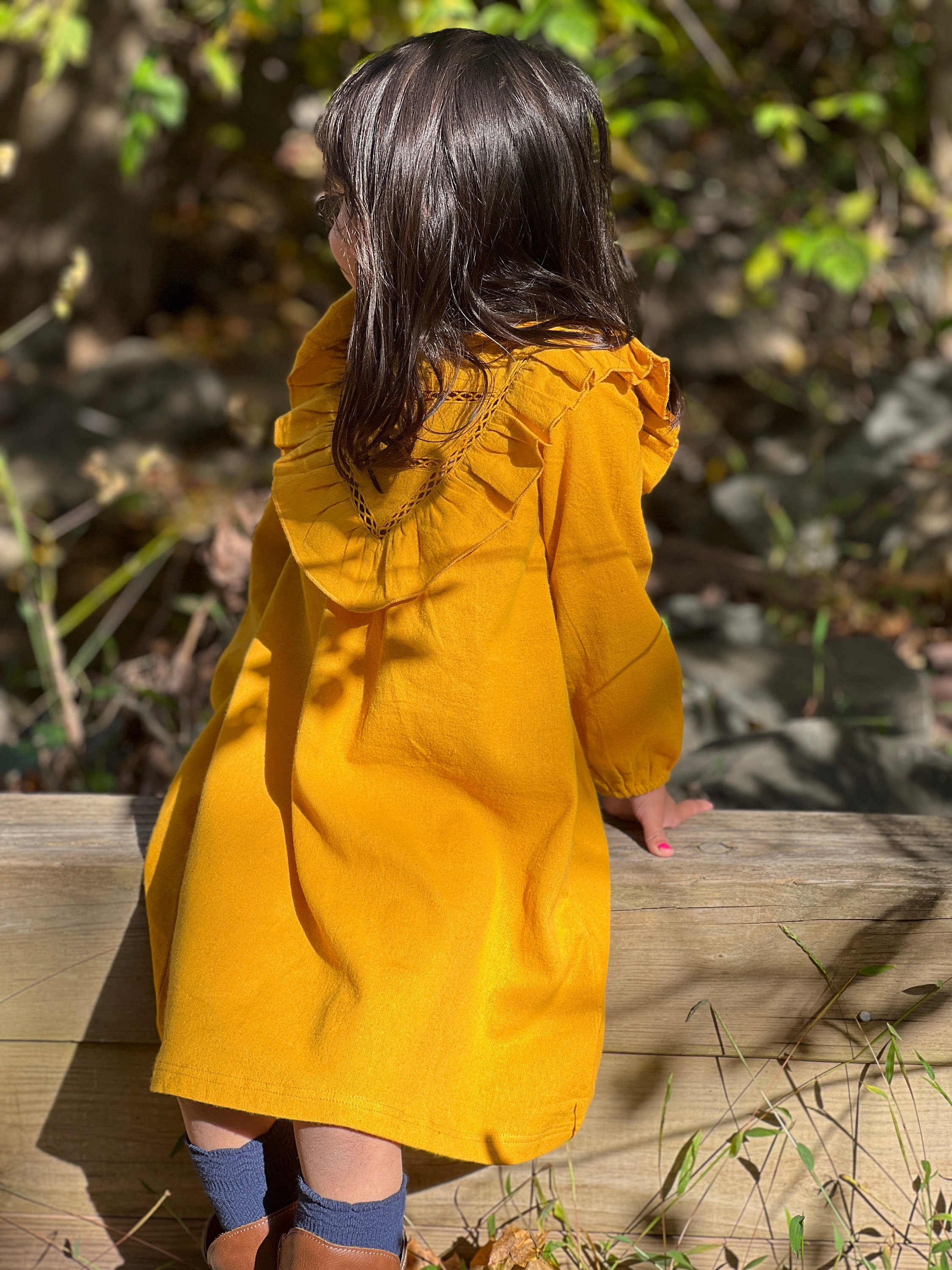 Mustard Fall Dress - Etsy