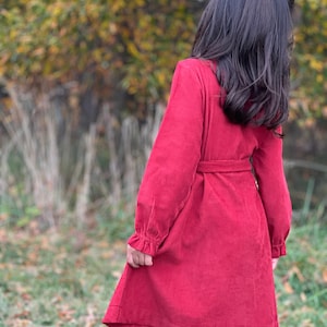 Toddler Fall Corduroy Dress - Etsy