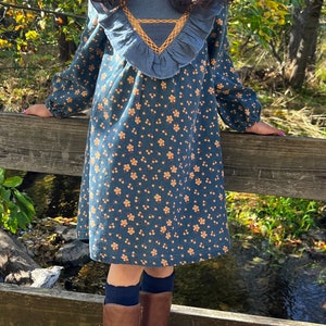 cotton on elsa dress Elsa Inspired Cotton Twirl Dress  Foxtail Lilies
