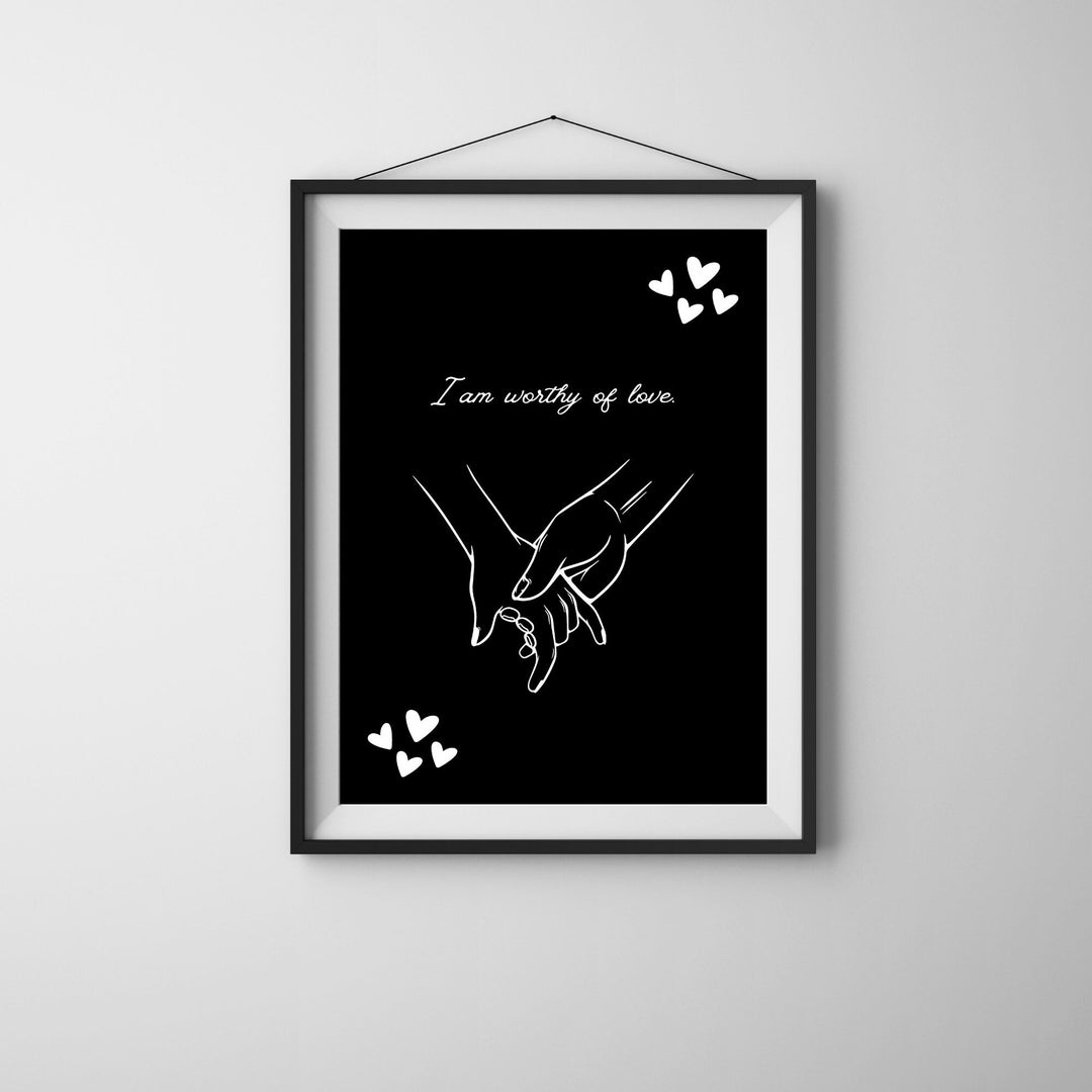 Manifestation Wall Art Printable Love Wall Decor Art Print Etsy