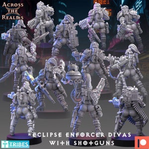 Eclipse Enforcer Divas with Shotguns - Full Set