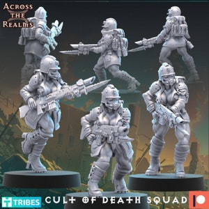 20 x Cult of Death Babes - Squad of 20 babes from the Cult of Death - Across the Realms