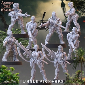20 x Jungle Fighter Guardbabes - Squad of 20 Jungle Fighters from the Pinup Corps