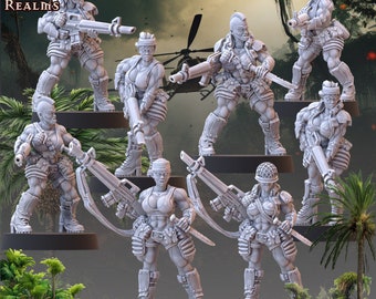10/20 x Jungle Fighter Guardbabes - Squad of 20 Jungle Fighters from the Pinup Corps