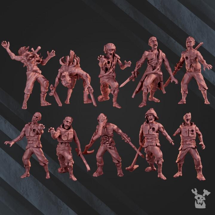 10 x Pandemic Zombies