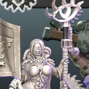Guardbabe Path Seer - Personagem psíquico do Imperial Militarum