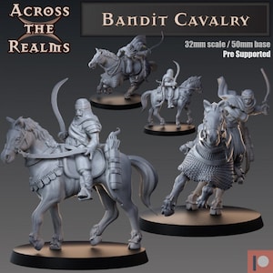 5 x Bandit Cavalry - Across the realms