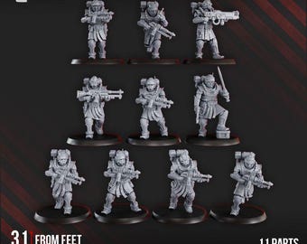 10 x Techguard Warriors