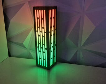 Imperial Light, LED Night Light, Sci-Fi Lamp, CyberPunk Décor, Neon USB Gadget, Game Room Lighting, desk Set Up, Head Phone Stand, Gamer