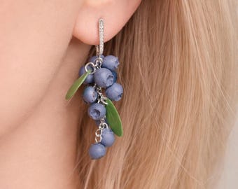 Blueberry Earrings