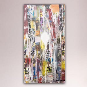abstrakcyjne wydruki collge, wydruki sztuki na płótnie, abstrakcyjna sztuka ścienna boho, duża sztuka ścienna, prezent na parapetówkę, wystrój domu w biurze, kolorowa sztuka ścienna