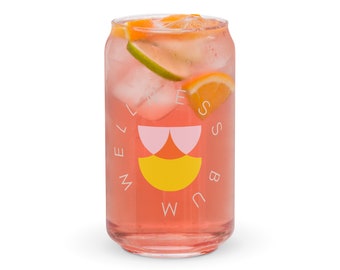 Wellness Bum Can-Shaped Glass | The Ultimate Drinking Experience - 16-oz glass
