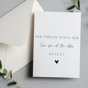 Tarjeta de votos para él y para ella / Tarjeta de votos de boda / Tarjetas de votos para parejas / Tarjeta / Boda / Especial / única / Personalizada