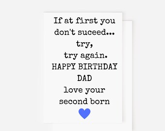 Carte drôle de fête des pères | Carte d'anniversaire pour papa | Carte pour papa | Père | Anniversaire | Carte d'anniversaire | Carte drôle | Humour |