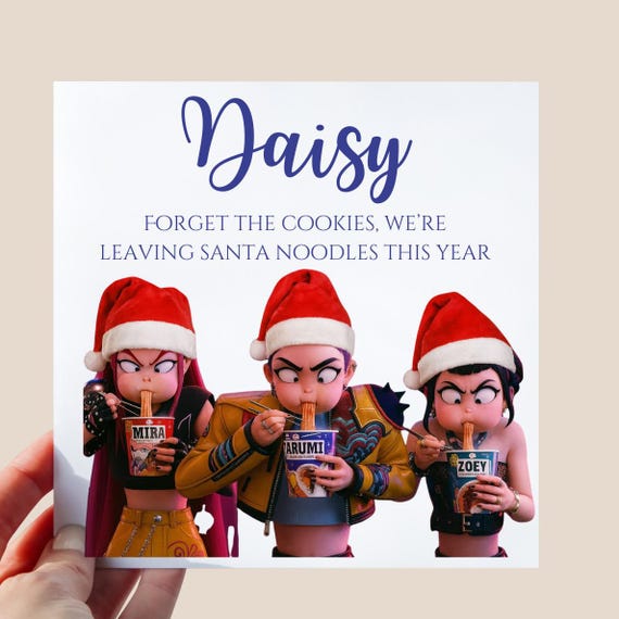 Biglietto Di Auguri KPOP Demon Hunters, Biglietto Di Auguri