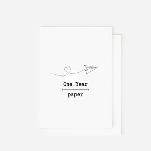 1e verjaardagskaart | vriend | koppel | Jubileum | Kaart | Echtgenoot | Vrouw | Vriendin | vriendje | liefde | Papier | 1ste jaar