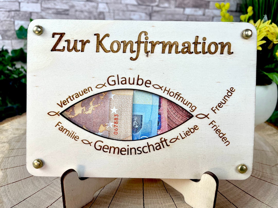 Money Gift for Confirmation Gift Ideas Wood Pictures Signs Communion