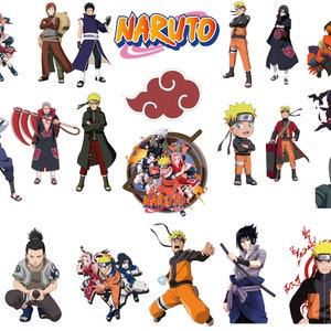 Naruto Anime Stickers (10 or 40 pcs) - Skateboard - QUICK SHIP!