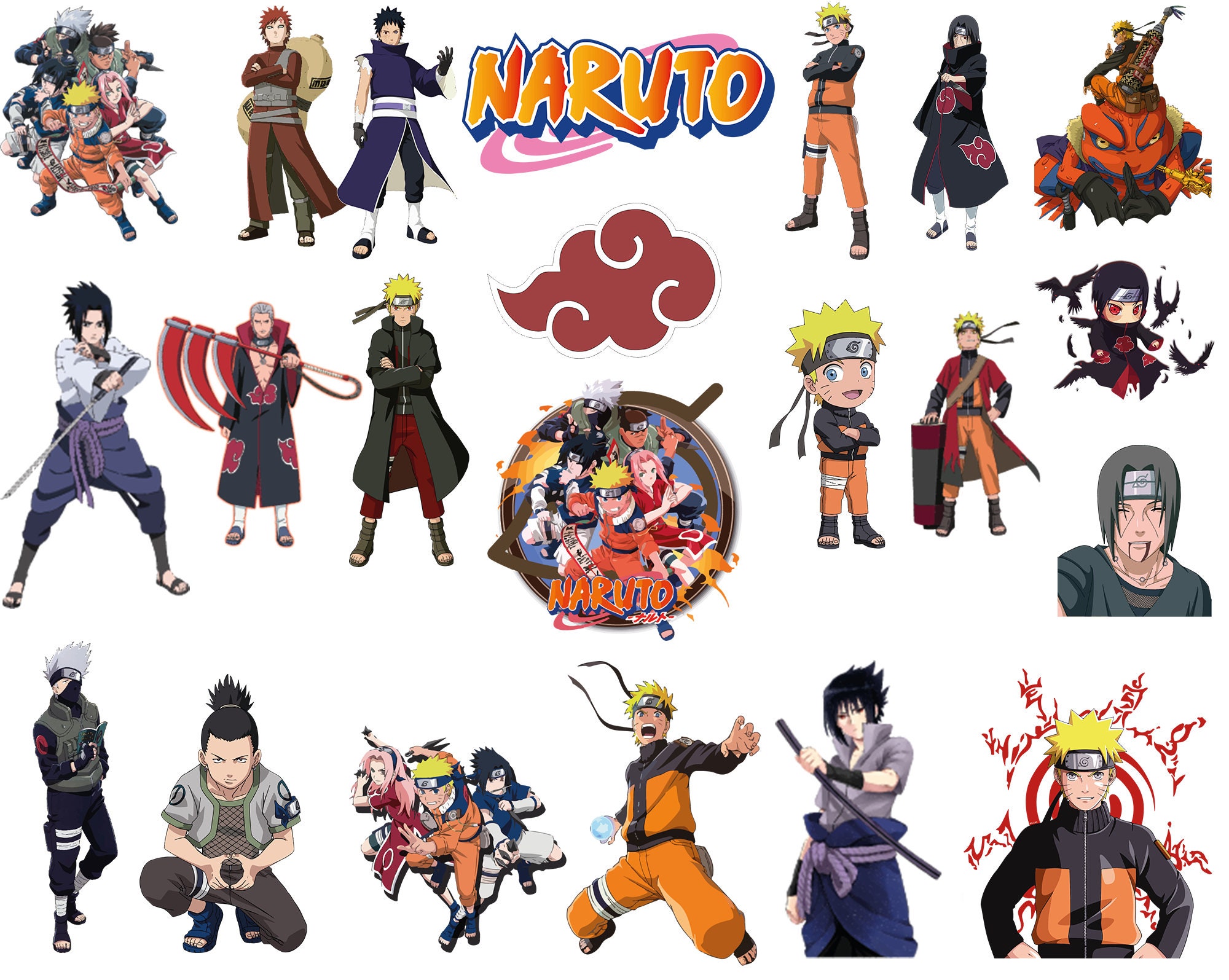 Naruto Girls Sticker 