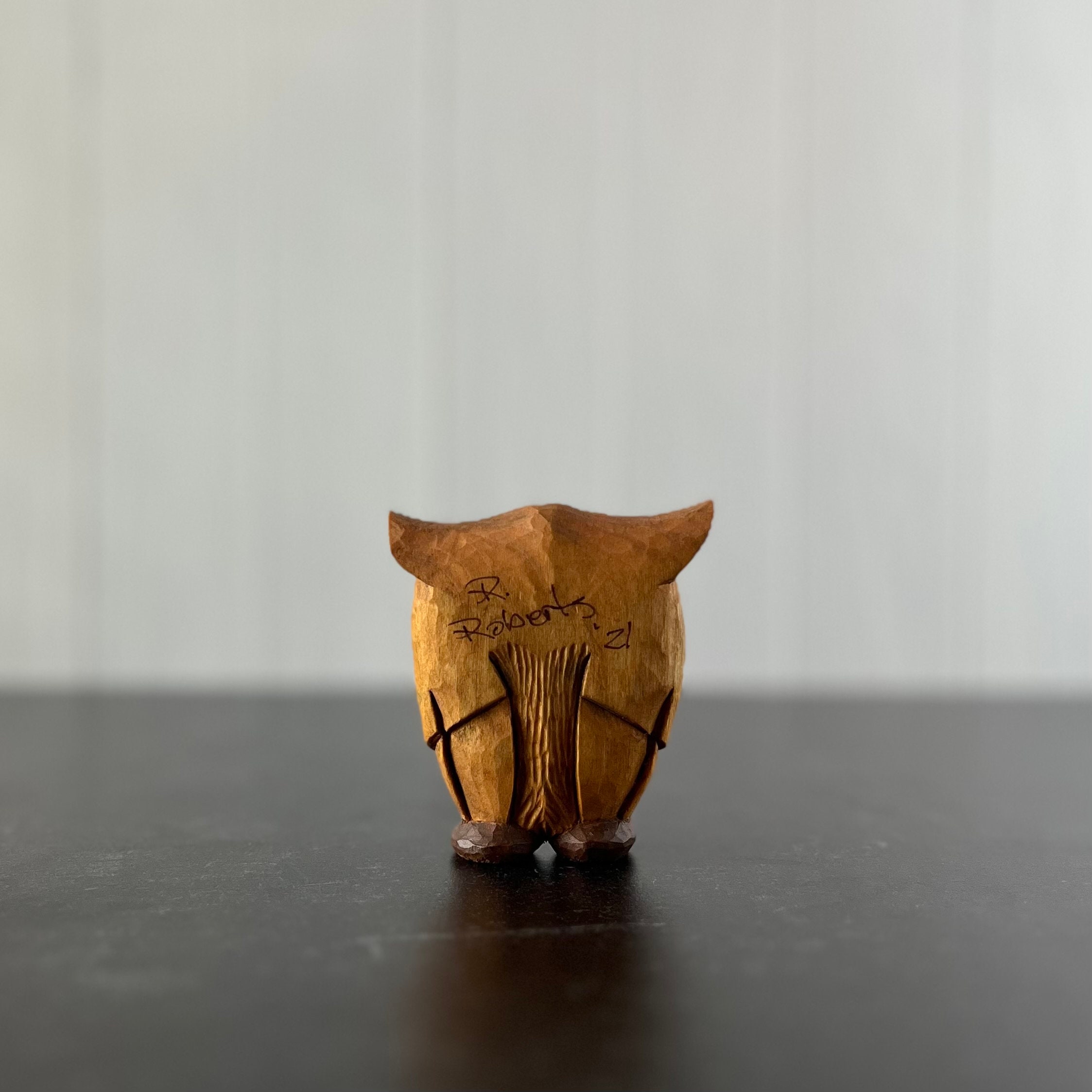 Owl - Hand Carved Kadam Wood Sculpture main image 1
