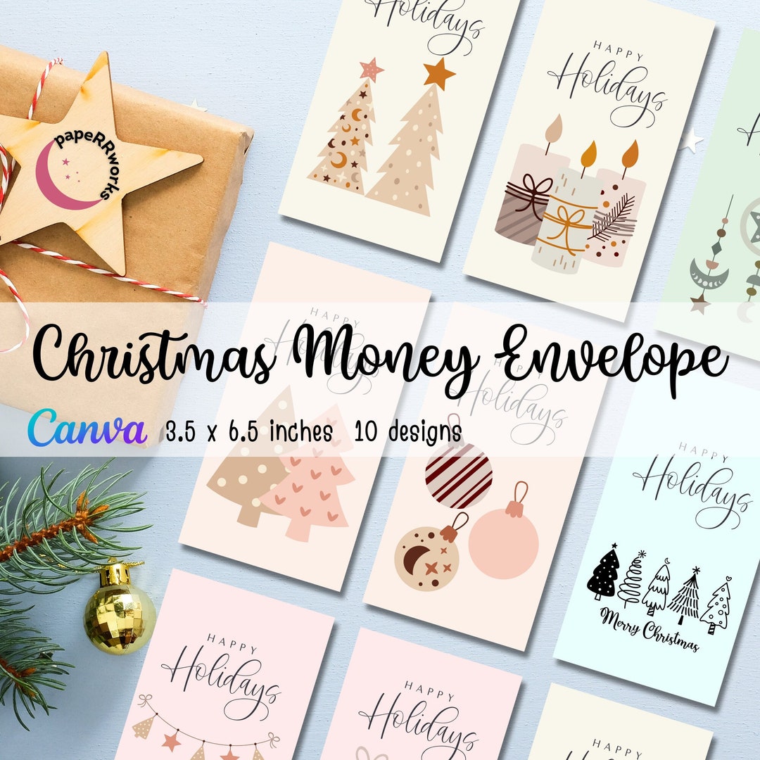 Giveaway and Souvenir, Christmas Money Holder, Christmas Money Card ...