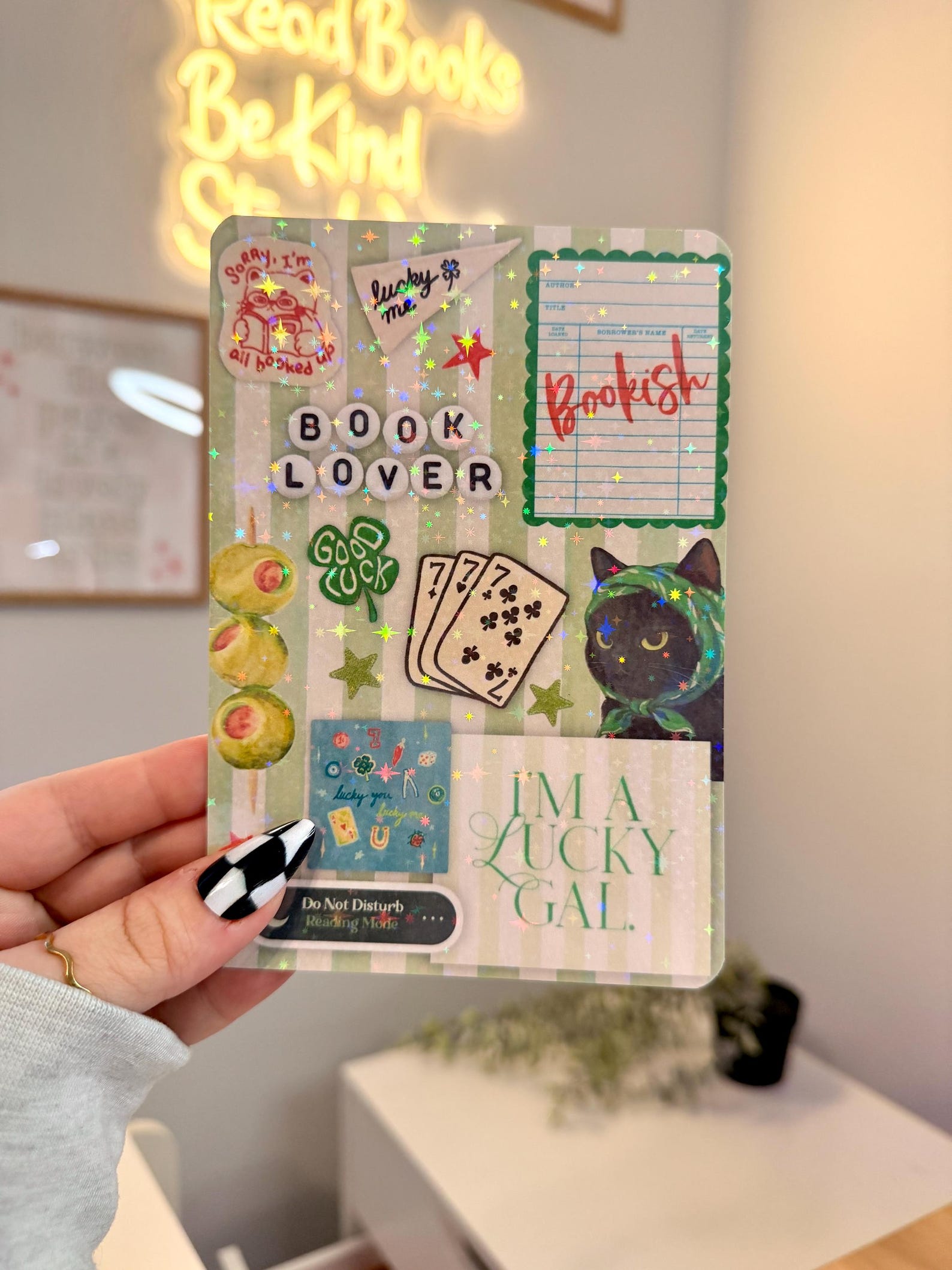 Green Aesthetic Kindle Insert | Book Lover Aesthetic Insert | Booktok ...