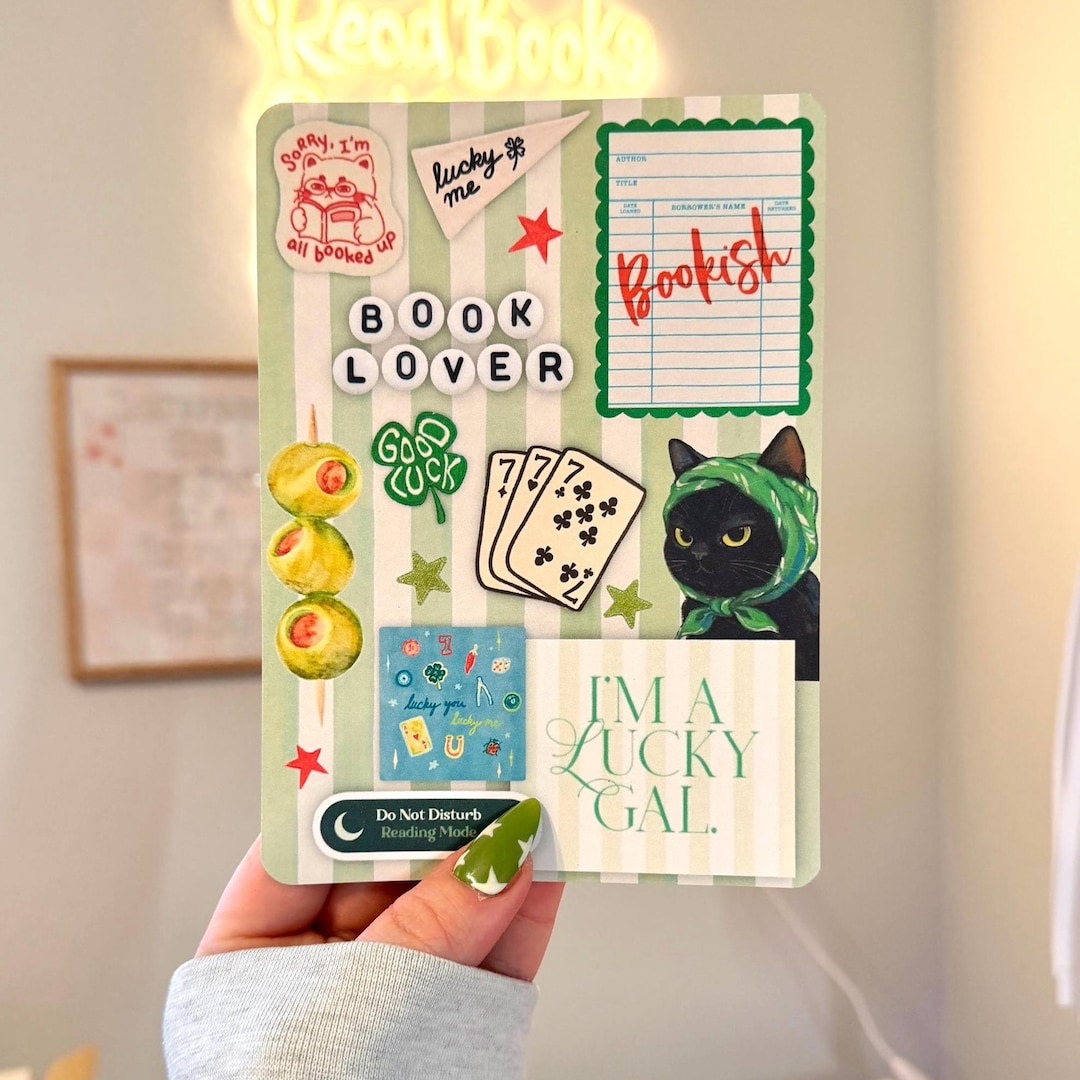 Green Aesthetic Kindle Insert | Book Lover Aesthetic Insert | Booktok ...