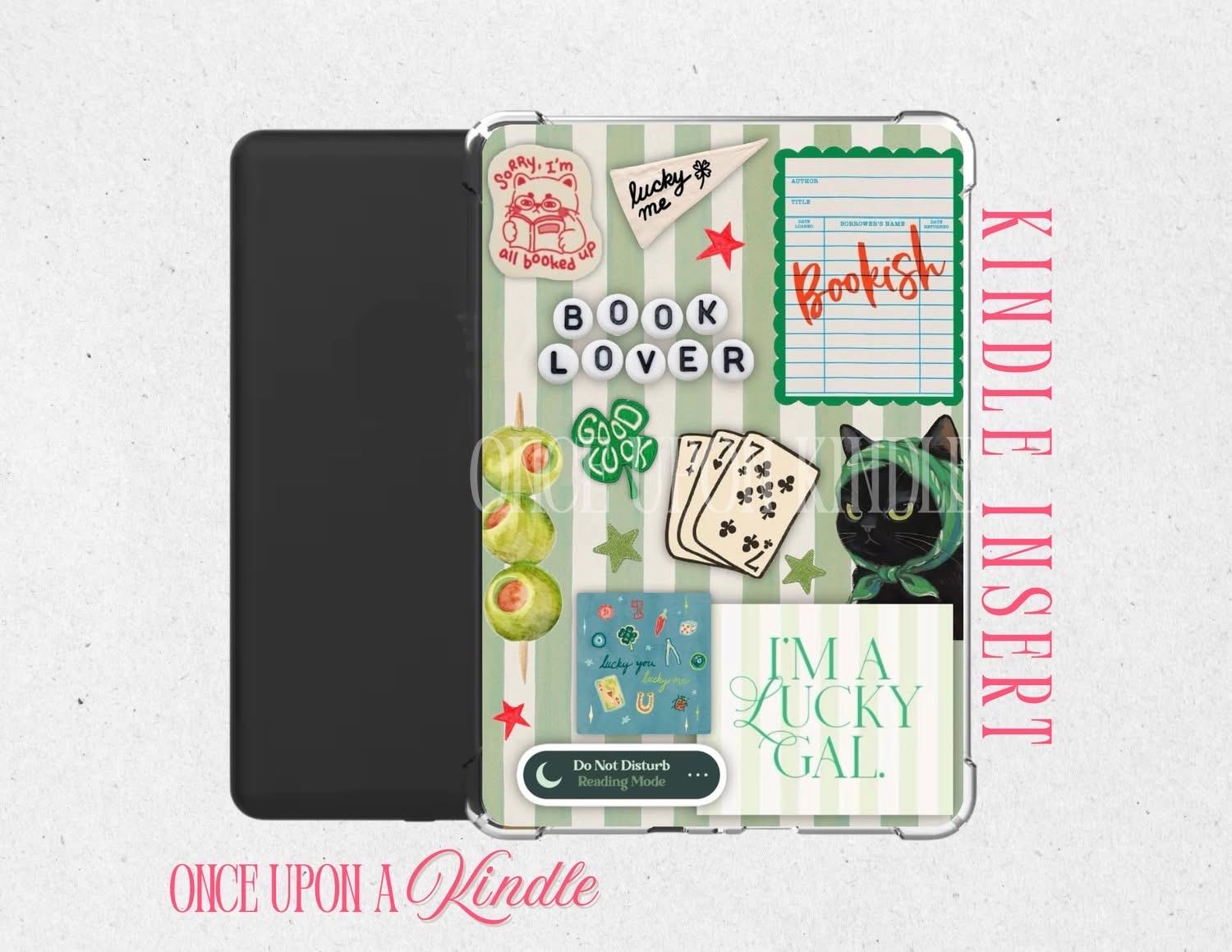Green Aesthetic Kindle Insert | Book Lover Aesthetic Insert | Booktok ...