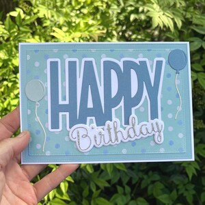 Joyeux anniversaire ballon bleu | Anniversaire d'un ami | Anniversaire de maman | Anniversaire grand-mère | Anniversaire soeur