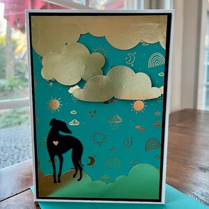Tarjeta de condolencias para perros / personalizada / condolencias por mascotas / pérdida de mascotas / TARJETA EDDIE / puente del arcoíris / homenaje conmemorativo