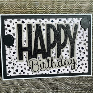 Joyeux anniversaire ballon noir | Anniversaire marquant | 30 |40 | 50 | 60 | 70 | 80