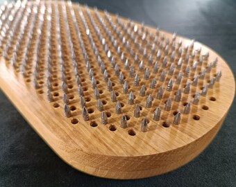 Sadhu board , yoga board , solid wood , oak