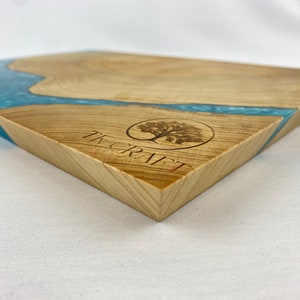Turquoise sea serving board