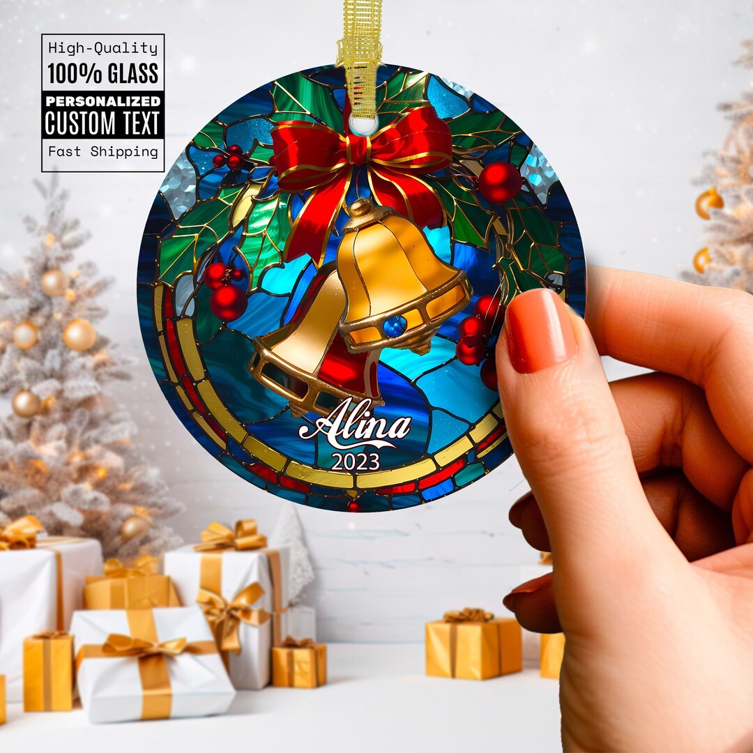 Glass Ornament Personalised Christmas Fairy main image 1