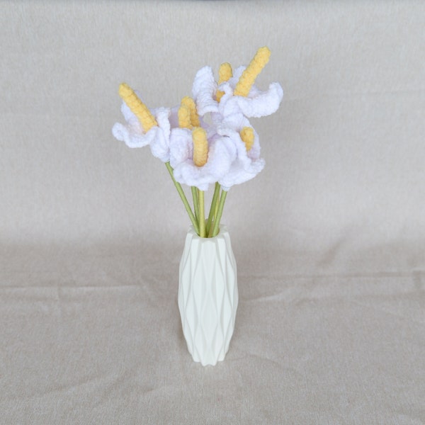 FLOWERS FLEURS Lys CROCHET, bouquet de Lys en crochet, possible de prendre à l'unité et en bouquet
