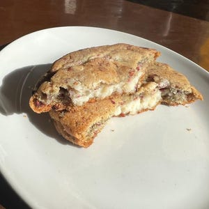 White Chocolate Raspberry Cookies