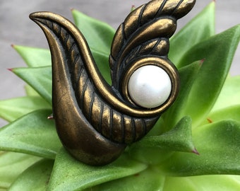 Ermani Bulatti Brosche Vintage Perle