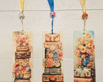 Suitcase Travel Beaded Bookmarks