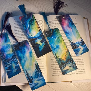 Winters’ Northern Lights Bookmarks