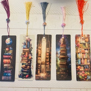 Bookstacks Beaded Bookmarks