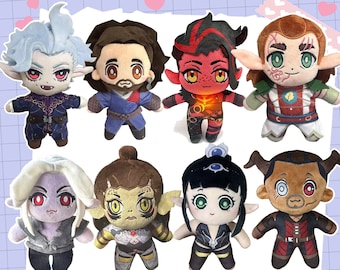 Baldur&#39;s Gate 3 Plush Astarion Gale Lae&#39;Zel Wyll Karlach Shadowheart Halsin Minthara