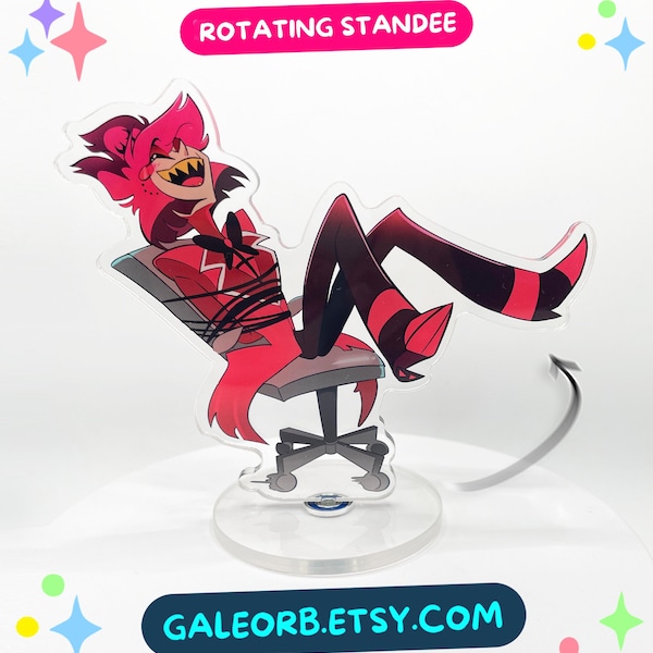 Alastor Rotating Standee Hazbin Hotel 12cm