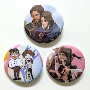 Jayvik Buttons Set of 3 Arcane Jayce Viktor